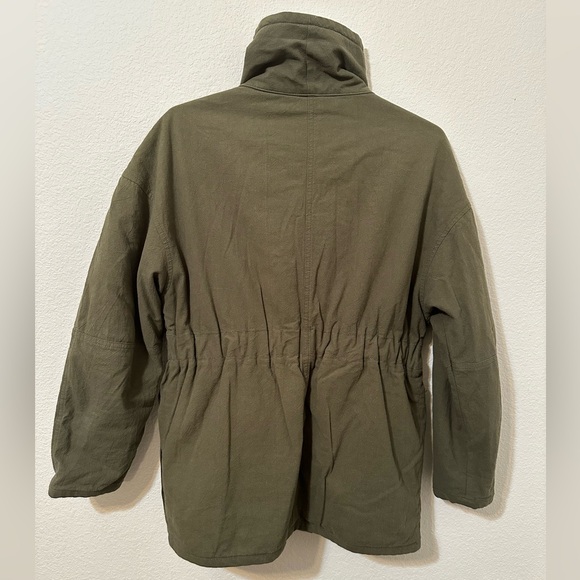ARITZIA WILFRED FREE Ruby Utility Polyester Filled Olive Green Jacket EUC - Picture 5 of 10